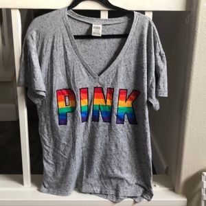 NWOT PINk Victoria’s Secret Tee $14 Size L